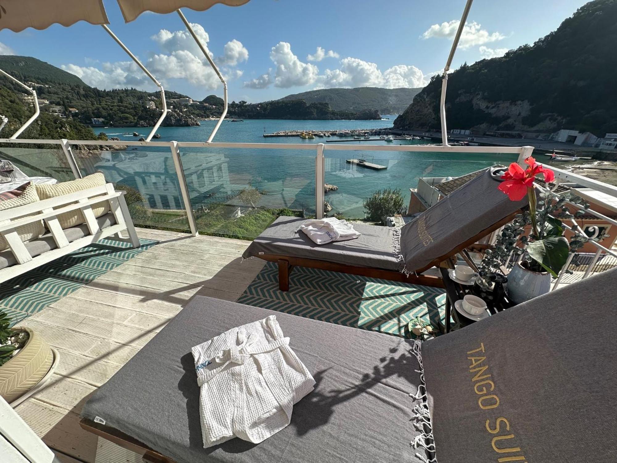Tango Apartment On The Beach Paleokastritsa Exteriör bild
